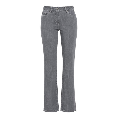 Jeans DIE GERADE aus Bio-Baumwolle, grey 46/L32 von Waschbär