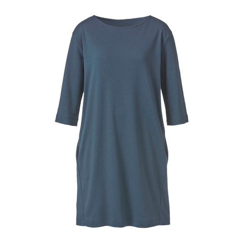 Jerseykleid aus reiner Bio-Baumwolle, nachtblau 38 von Waschbär