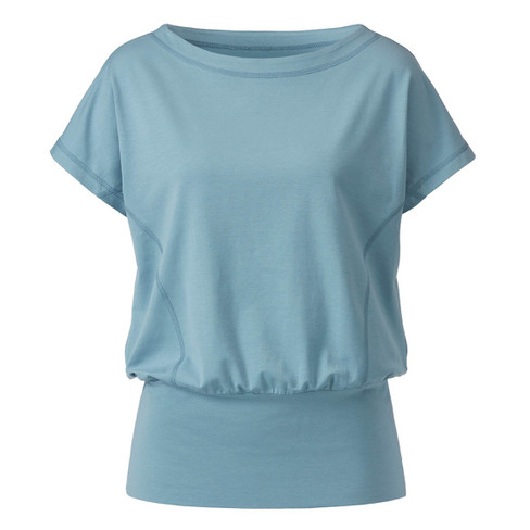 T-Shirt mit breitem Saum aus Bio-Baumwolle, pazifik 36 von Waschbär