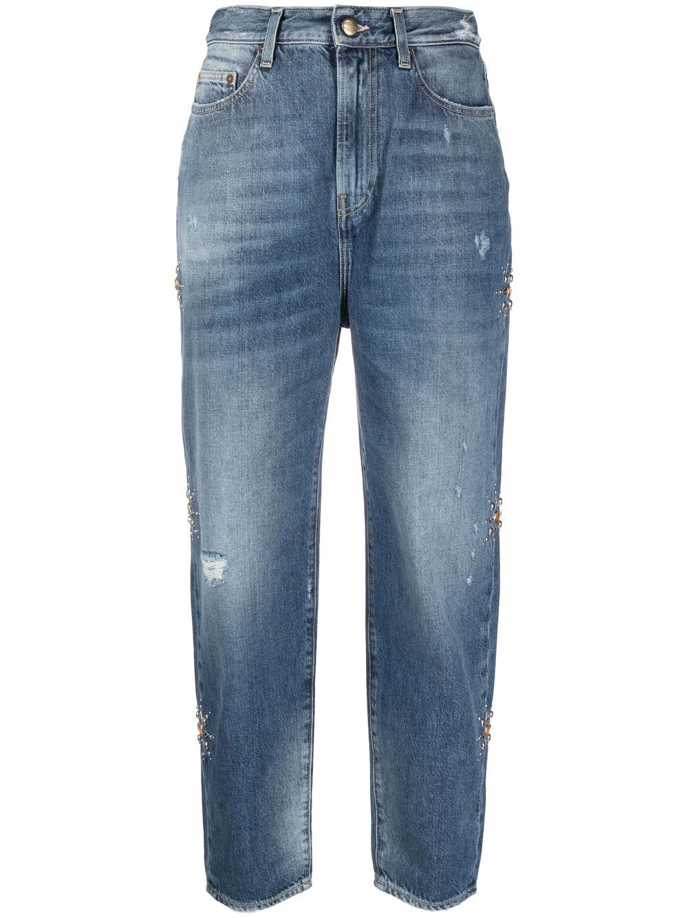 Washington Dee Cee high-waisted cropped jeans - Blue von Washington Dee Cee