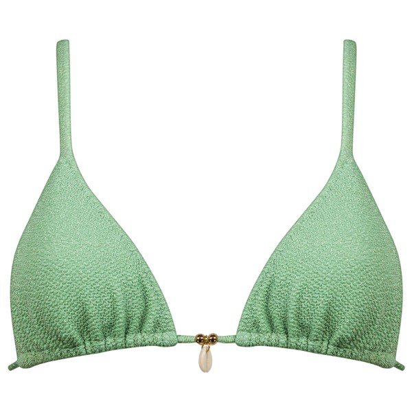 Watercult - Women's Swimsparkle Triangle Bikini Top - Bikini-Top Gr 38;40;42;44 grün von Watercult