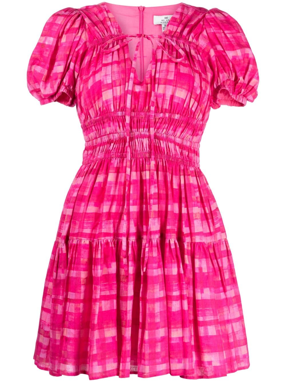 We Are Kindred Chloe check-pattern minidress - Pink von We Are Kindred