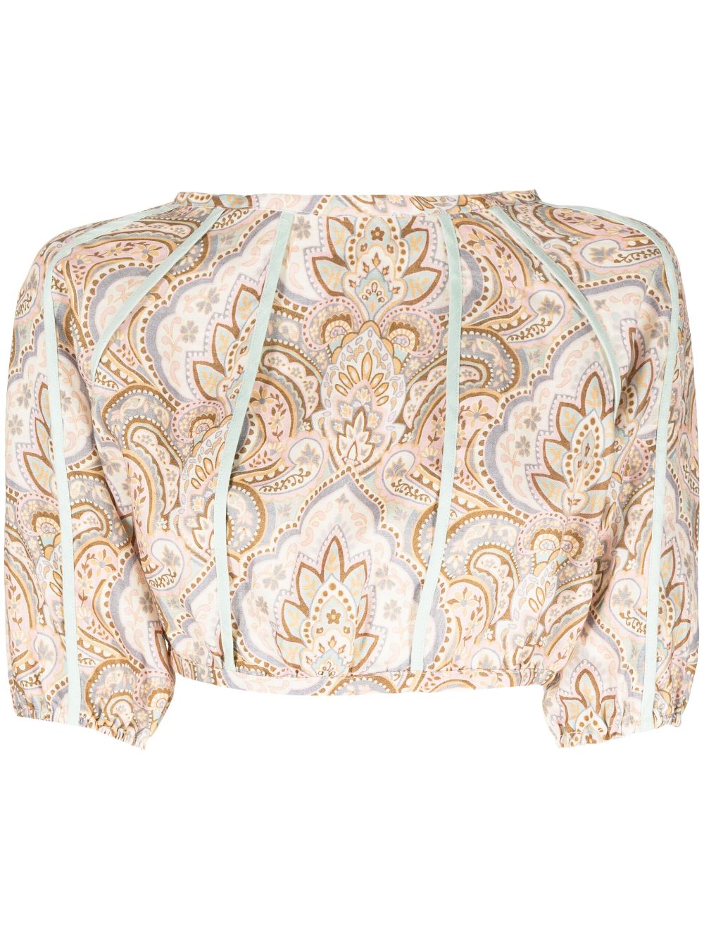 We Are Kindred Elsa paisley-print cropped top - Multicolour von We Are Kindred