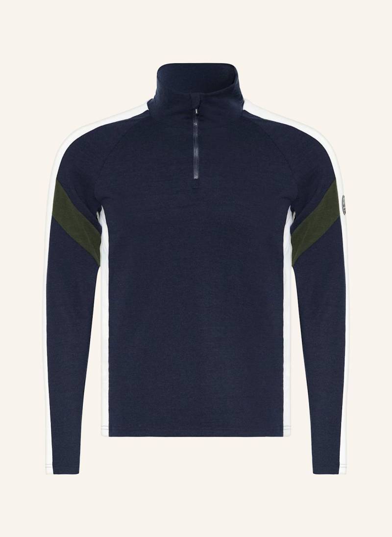 We Norwegians Piqué-Midlayer Zermatt Aus Merinowolle blau von We Norwegians
