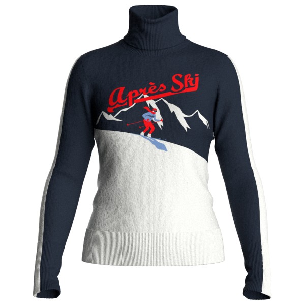 We Norwegians - Women's AfterSki Sweater - Merinopullover Gr L;M;S;XS weiß/grau von We Norwegians