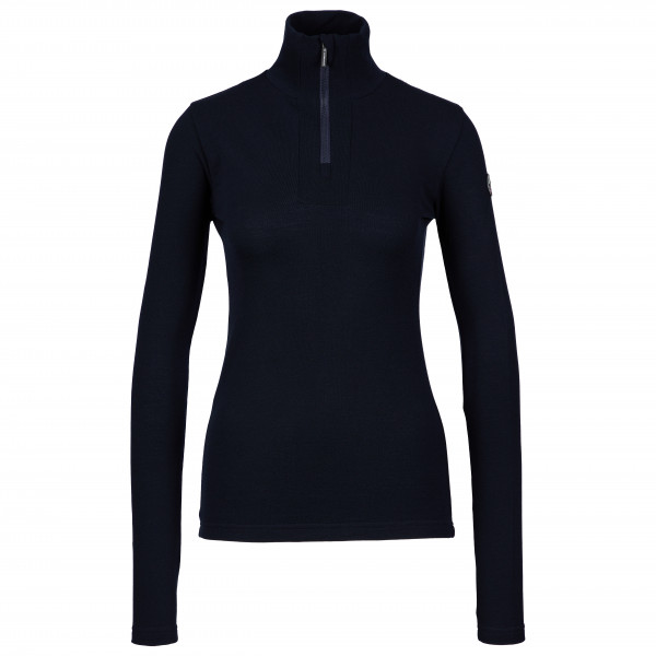 We Norwegians - Women's Tryvann Colblock Zipup - Merinounterwäsche Gr L schwarz von We Norwegians