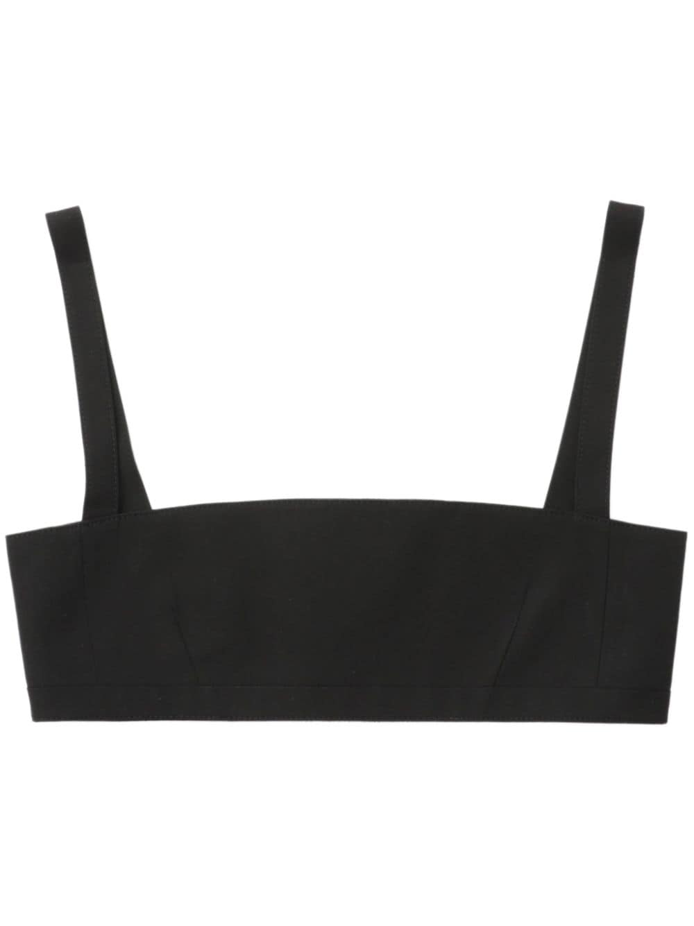 We11done cotton bralette - Black von We11done