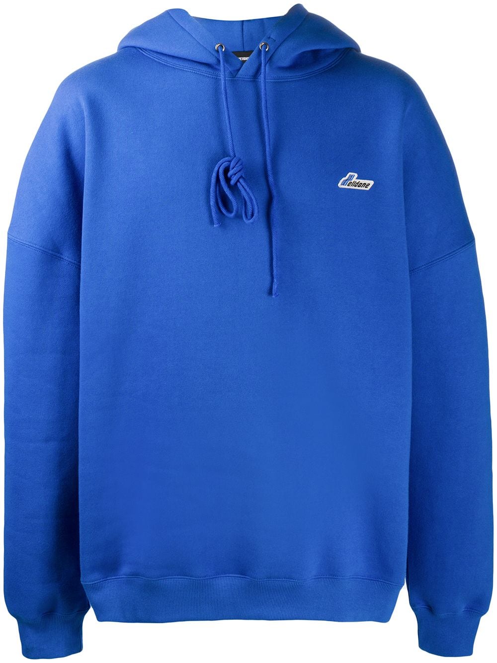 We11done drawstring hoodie - Blue von We11done