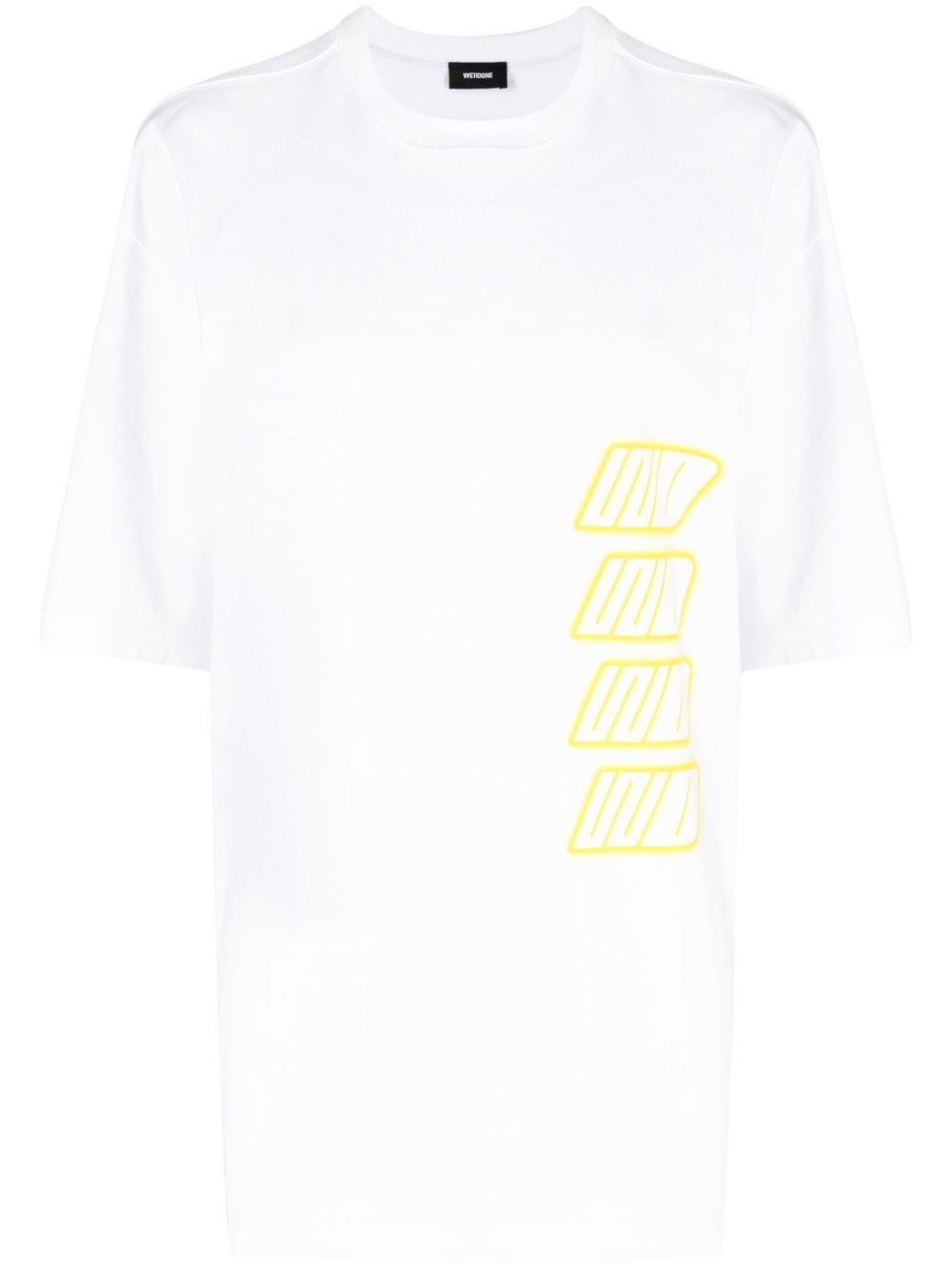 We11done graphic-print T-shirt - White von We11done