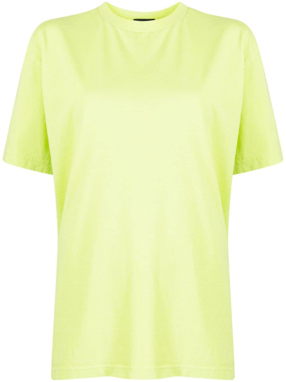 We11done logo-print cotton T-shirt - Green von We11done
