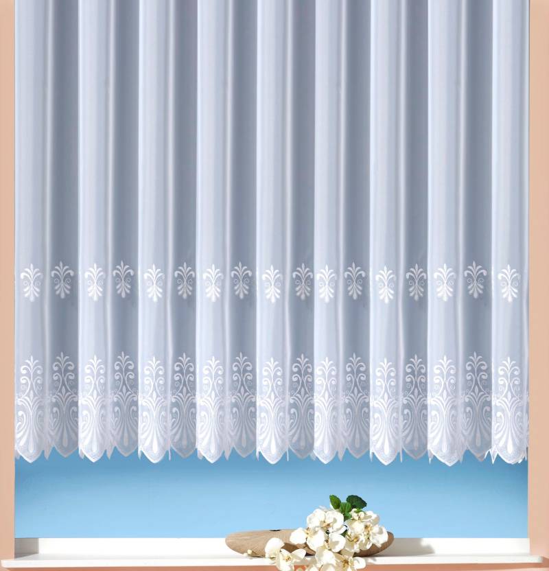 Weckbrodt Gardine »Heidelberg«, (1 St.), echte Stickerei, Voile, transparent, mit 1 oder 2 Bordüren, Store von Weckbrodt
