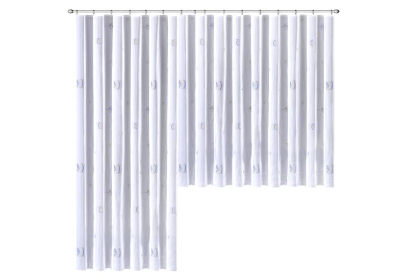 Weckbrodt Gardine »Lasa«, (1 St.), Voile, bedruckt, Allover, halbtransparent, Bleiband, nach Mass, Store von Weckbrodt