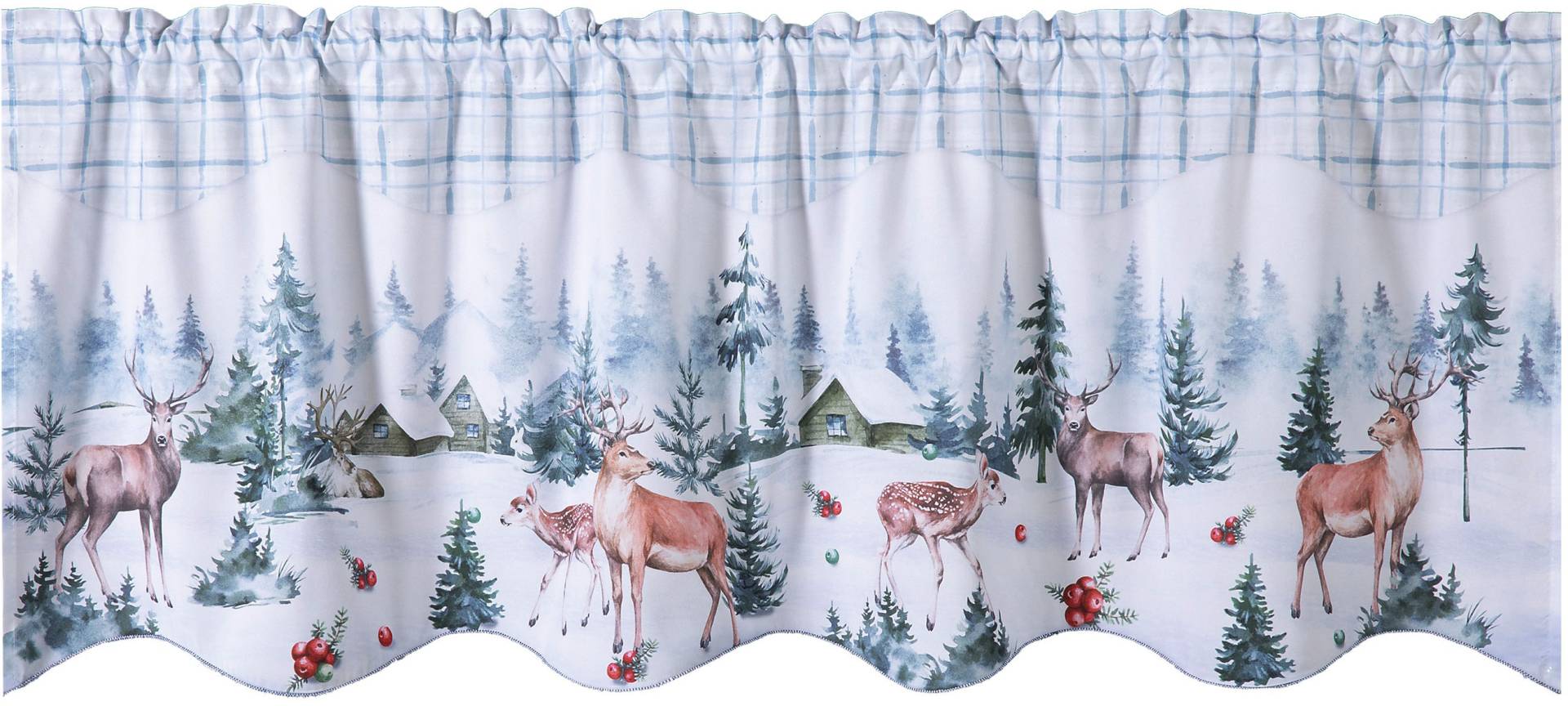 Weckbrodt Scheibengardine »Hayo«, (1 St.), Microsatin, blickdicht, Stabtunnel, HxB 45x120cm, Gardine, Store von Weckbrodt
