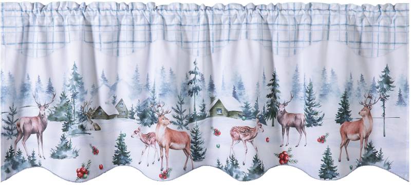 Weckbrodt Scheibengardine »Hayo«, (1 St.), Microsatin, blickdicht, Stabtunnel, HxB 45x120cm, Gardine, Store von Weckbrodt