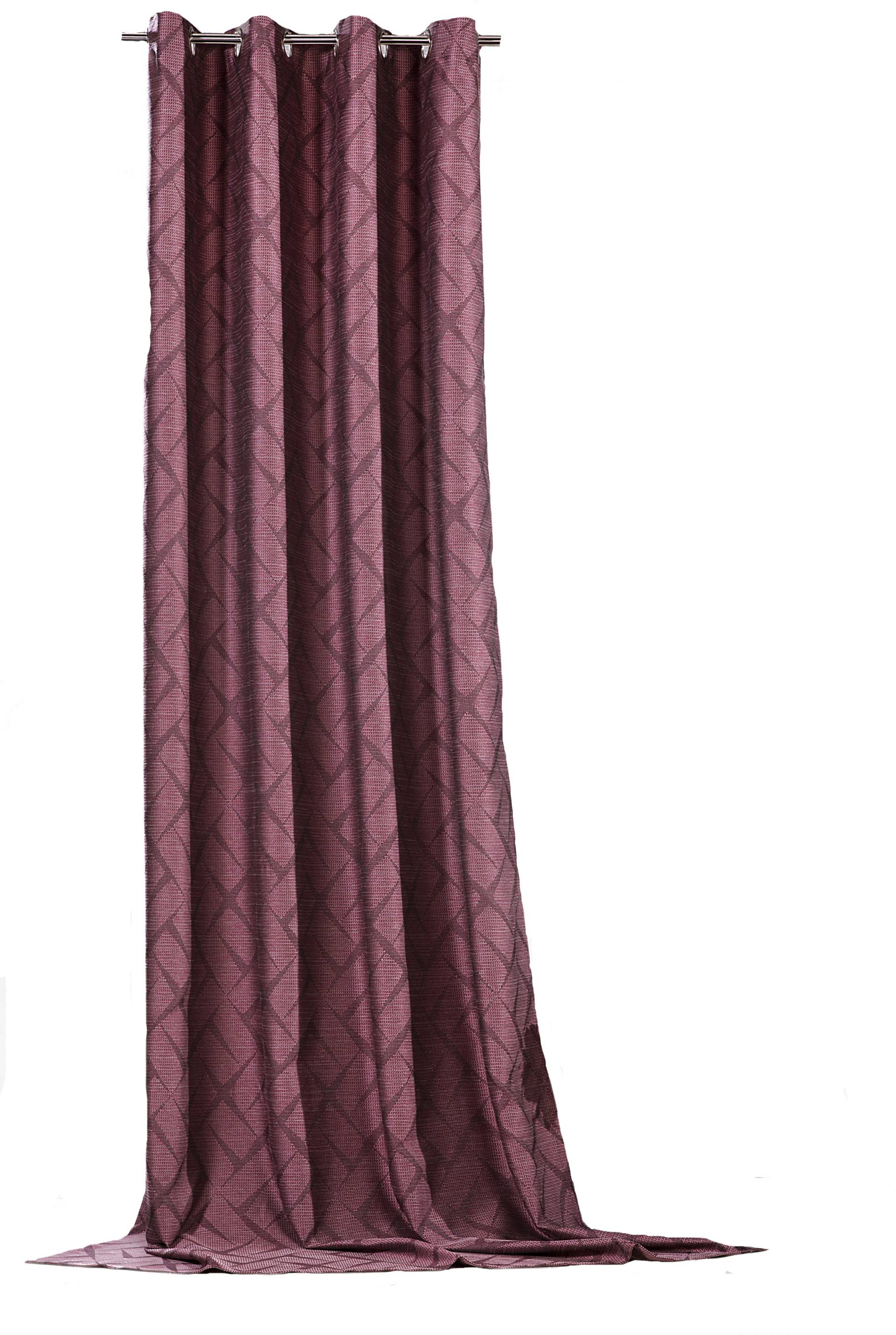 Weckbrodt Vorhang »Jasper«, (1 St.), Jacquard, Ösen, toller 3D-Effekt, blickdicht, Gardine, Store von Weckbrodt