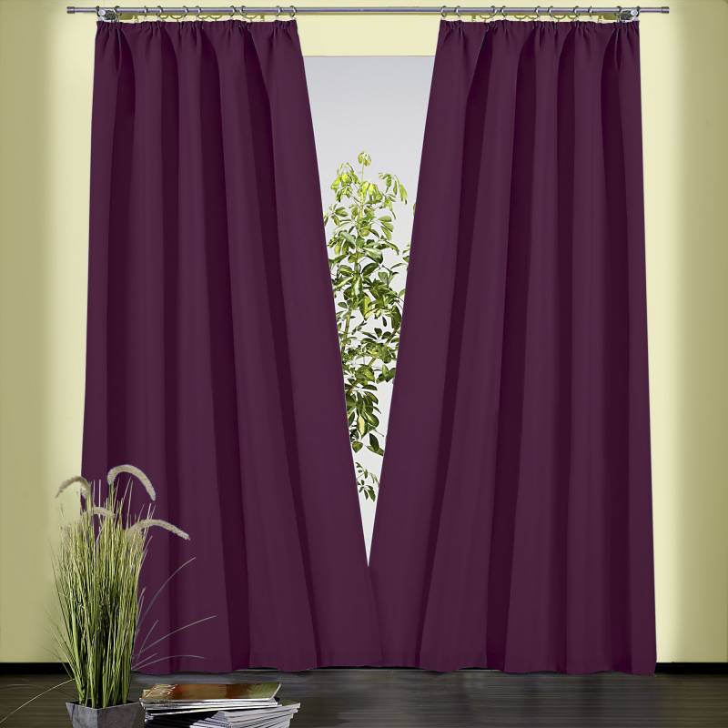Weckbrodt Vorhang »Sento«, (1 St.), Baumwolle, blickdicht, matte Struktur, unifarben, Gardine, Store von Weckbrodt