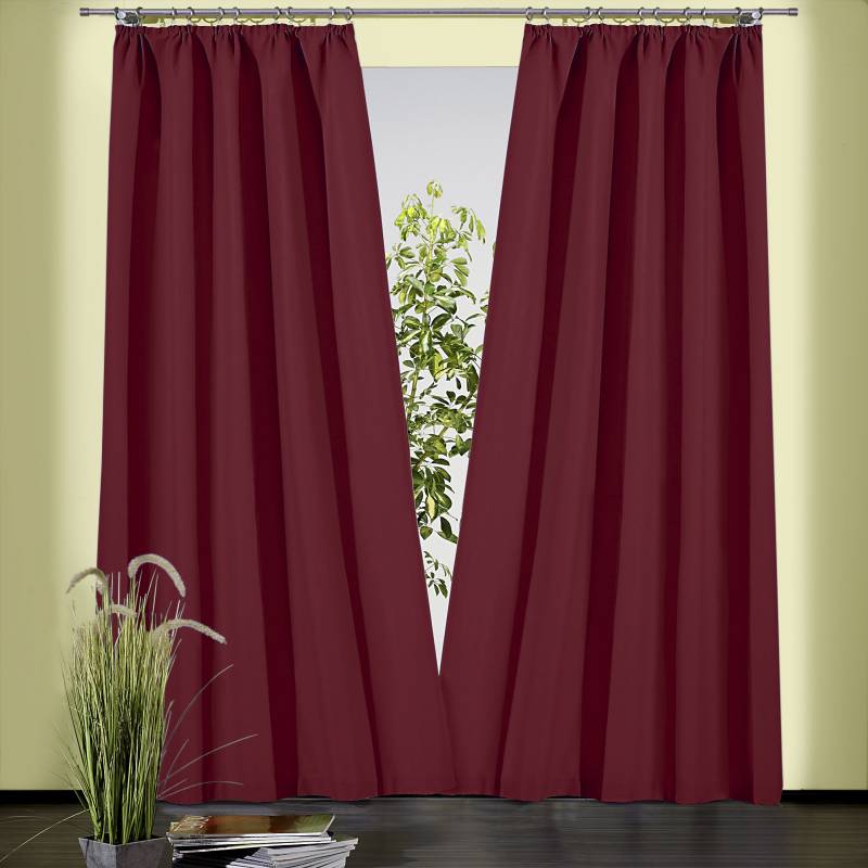 Weckbrodt Vorhang »Sento«, (1 St.), Baumwolle, blickdicht, matte Struktur, unifarben, Gardine, Store von Weckbrodt