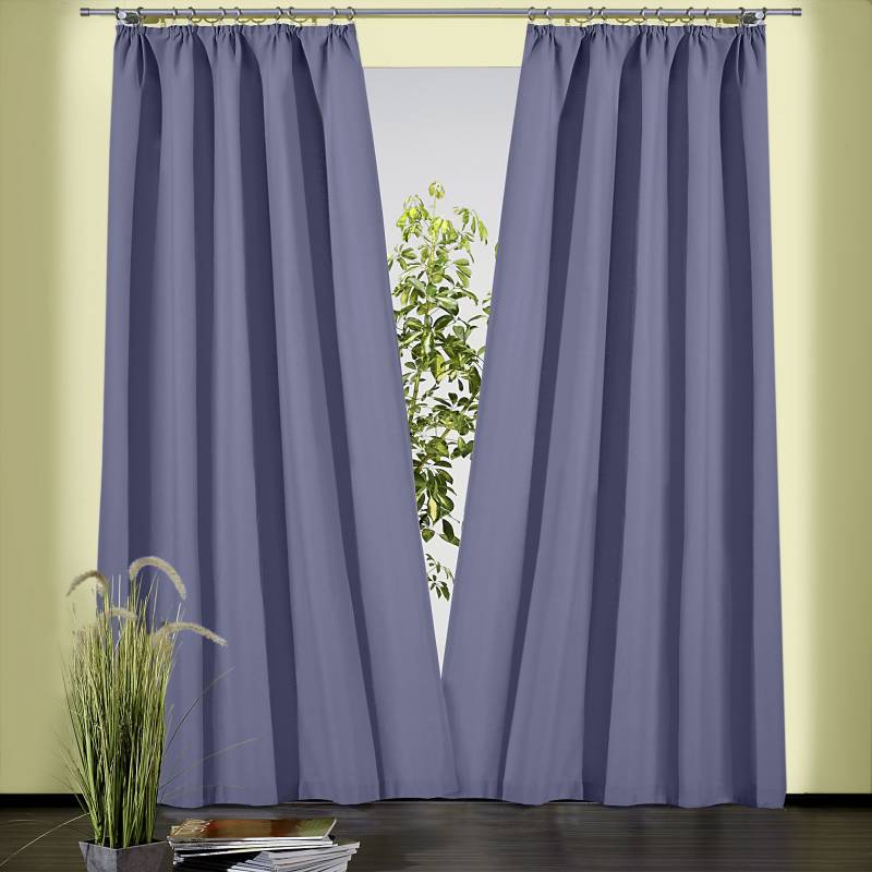 Weckbrodt Vorhang »Sento«, (1 St.), Baumwolle, blickdicht, matte Struktur, unifarben, Gardine, Store von Weckbrodt