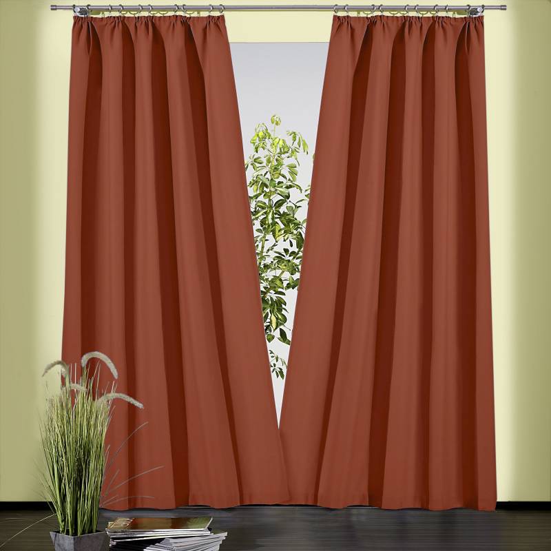 Weckbrodt Vorhang »Sento«, (1 St.), Baumwolle, blickdicht, matte Struktur, unifarben, Gardine, Store von Weckbrodt