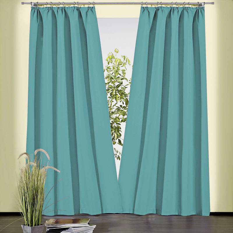 Weckbrodt Vorhang »Sento«, (1 St.), Baumwolle, blickdicht, matte Struktur, unifarben, Gardine, Store von Weckbrodt