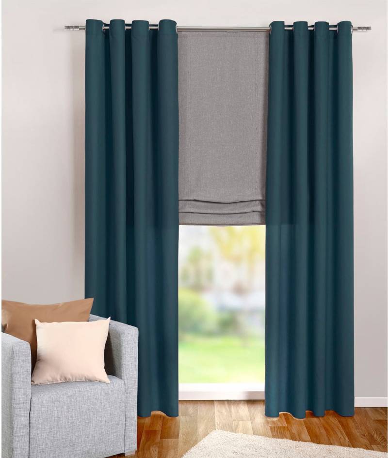 Weckbrodt Vorhang »Vito«, (1 St.), Microvelour, blickdicht, Unifarben, Gardine, Store von Weckbrodt