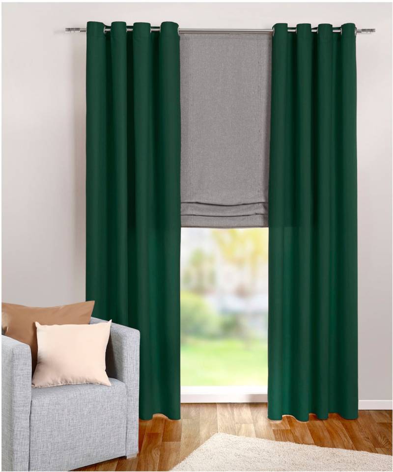 Weckbrodt Vorhang »Vito«, (1 St.), Microvelour, blickdicht, Unifarben, Gardine, Store von Weckbrodt