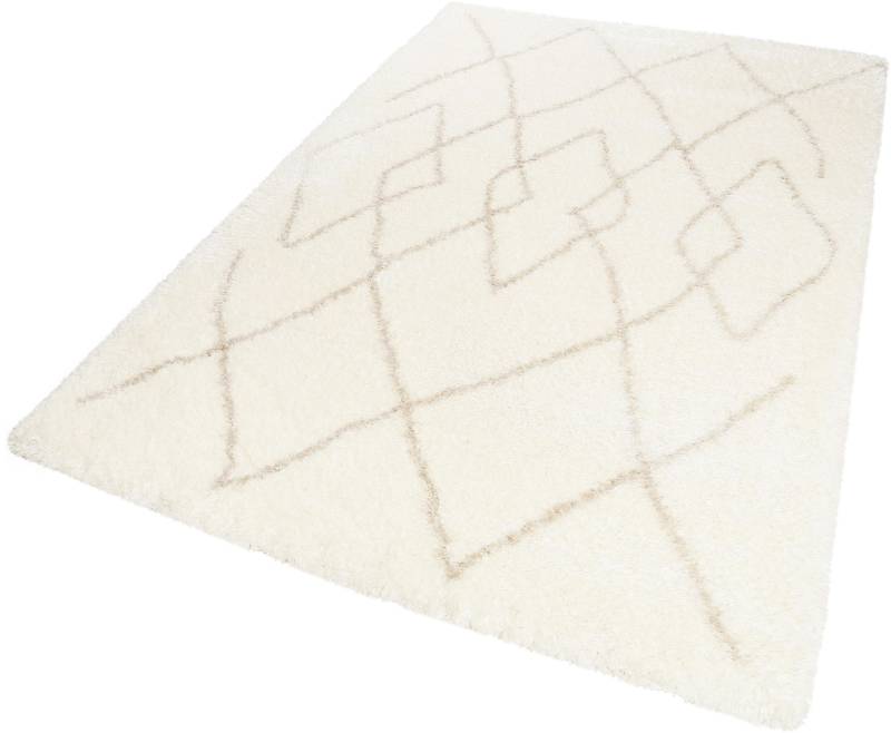 Wecon home Hochflor-Teppich »Afella«, rechteckig, 50 mm Höhe, Wohnzimmer von Wecon Home