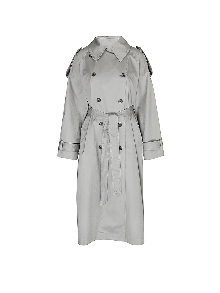 WEEKDAY Trenchcoat ZENNI grau | L von Weekday