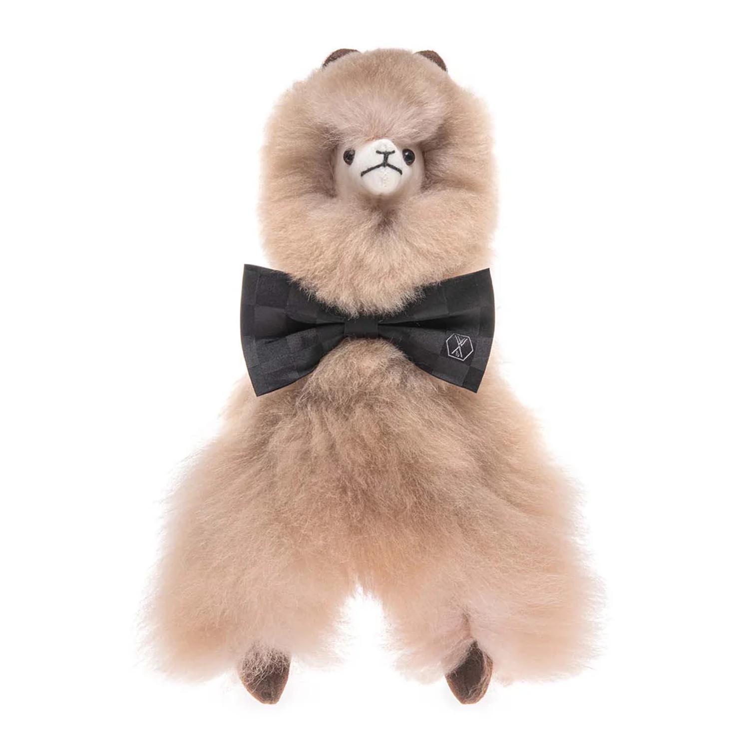 Stofftier Paco, Grösse medium, Farbe taupe von Weich Couture Alpaca