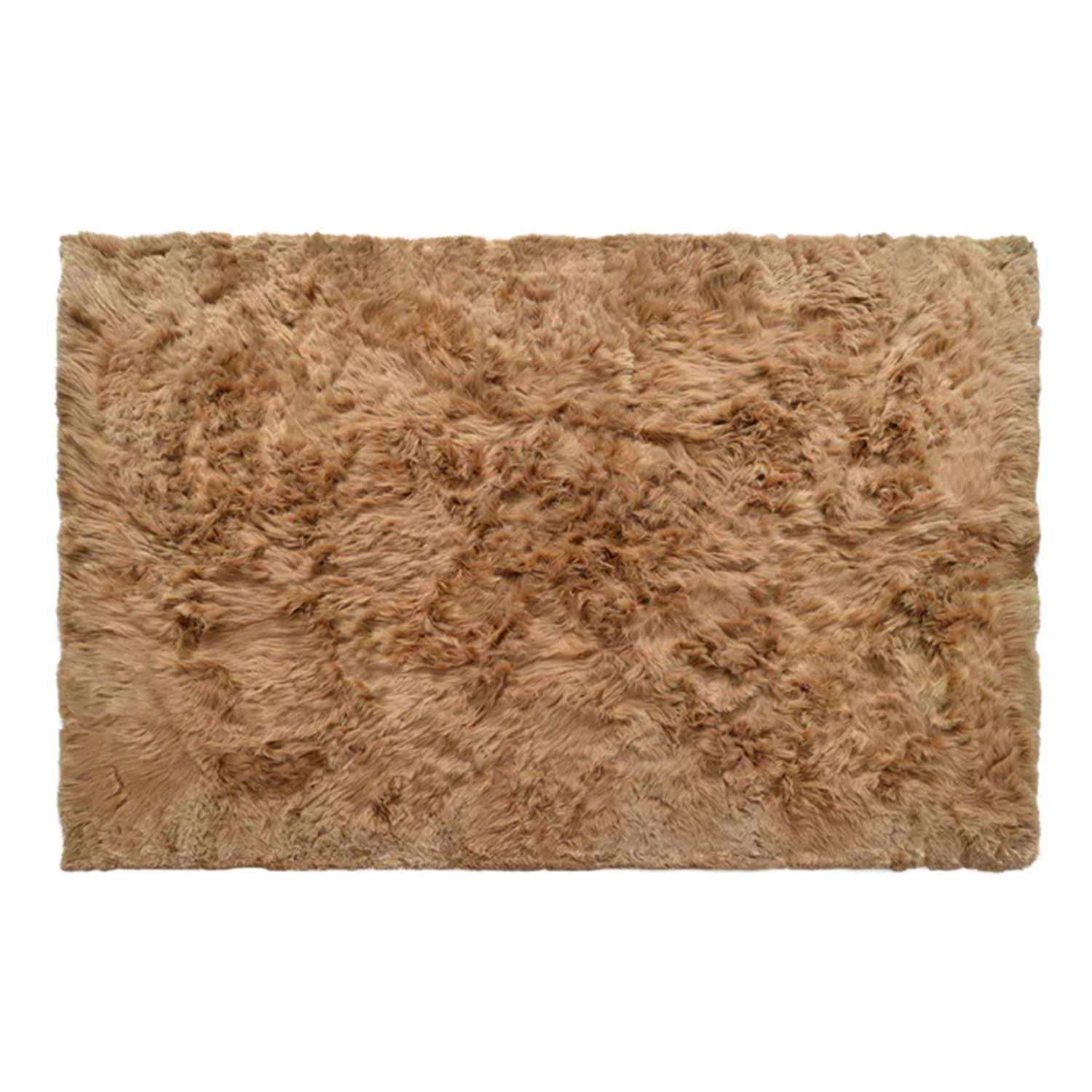 Teppich Marisol, Grösse l. 120 x b. 60 cm, Farbe gold, Rückseite sand von Weich Couture Alpaca