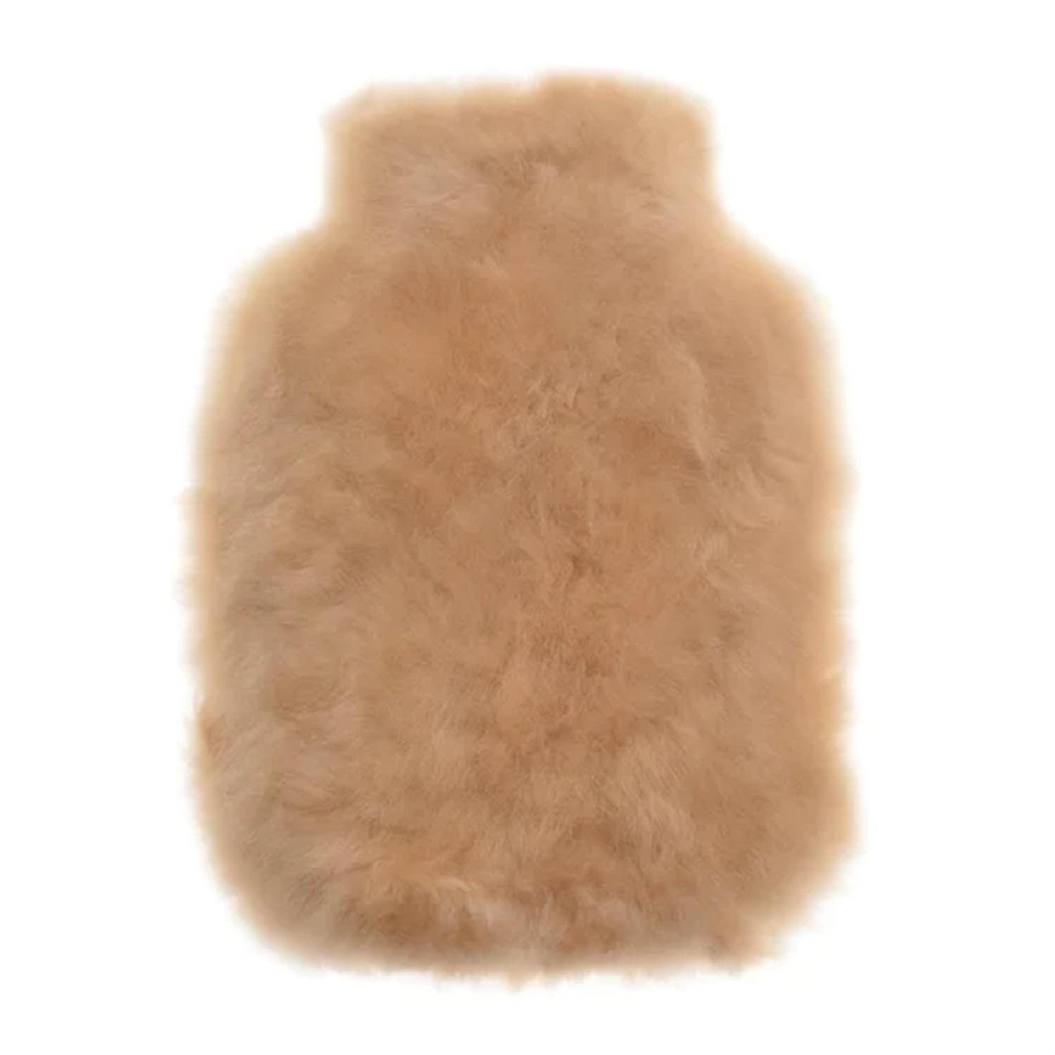 Wärmeflasche Calmo, Farbe champagne, Grösse regular (1,8l) von Weich Couture Alpaca