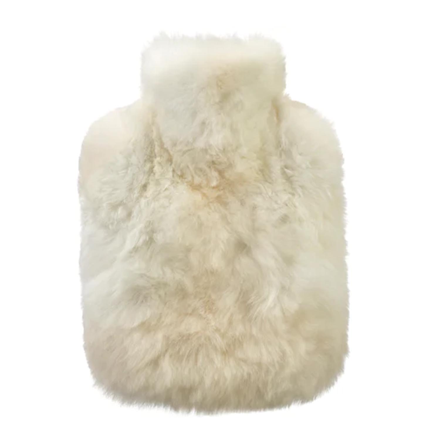Wärmeflasche Calmo, Farbe offwhite beige, Grösse regular (1,8l) von Weich Couture Alpaca
