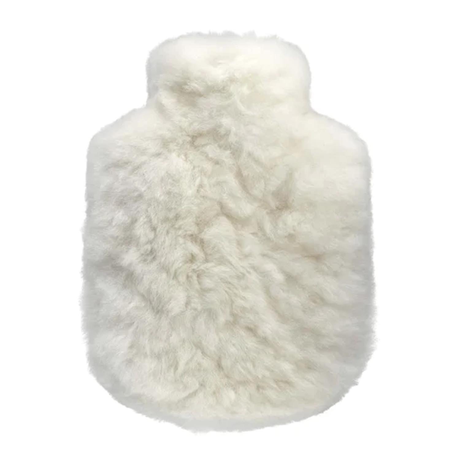 Wärmeflasche Calmo, Farbe pearl white, Grösse regular (1,8l) von Weich Couture Alpaca