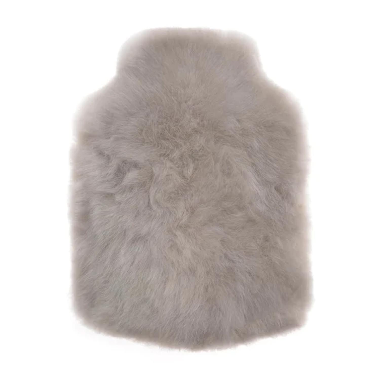 Wärmeflasche Calmo, Farbe silver grey, Grösse regular (1,8l) von Weich Couture Alpaca