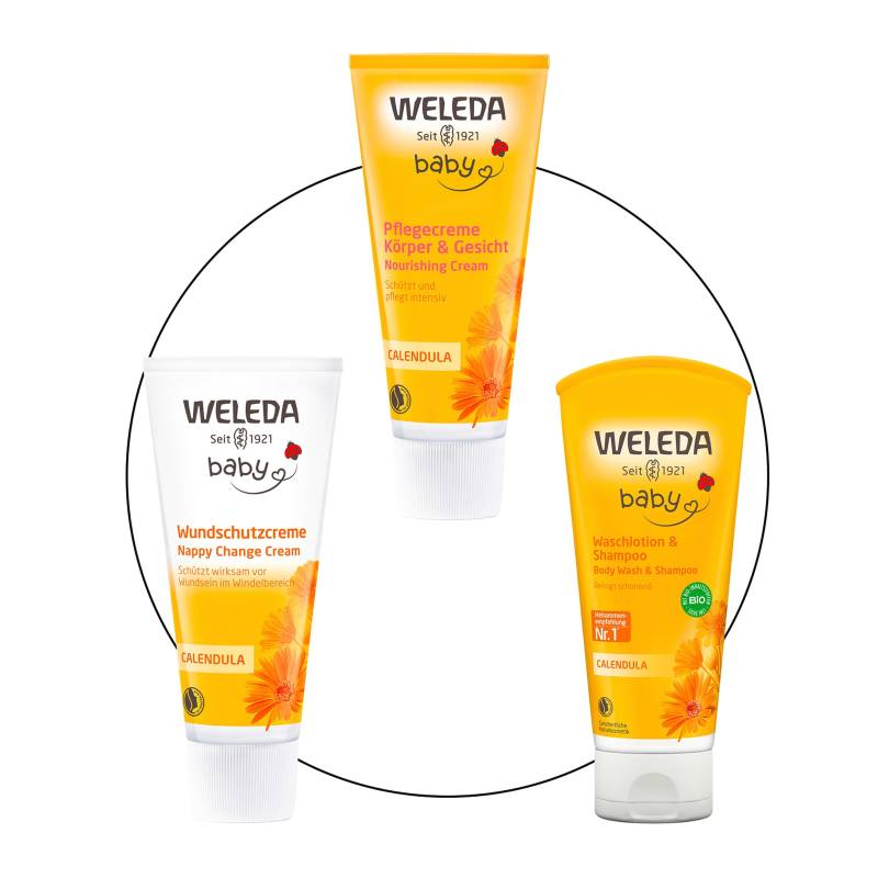 Bundle Calendula Baby-Starterset von Weleda