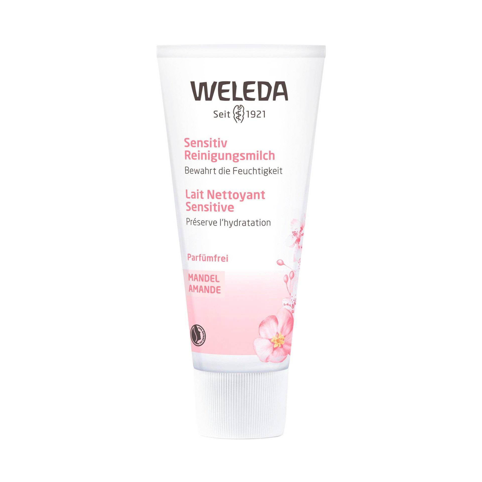 Mandel Sensitiv Reinigungsmilch Damen  75ml von WELEDA