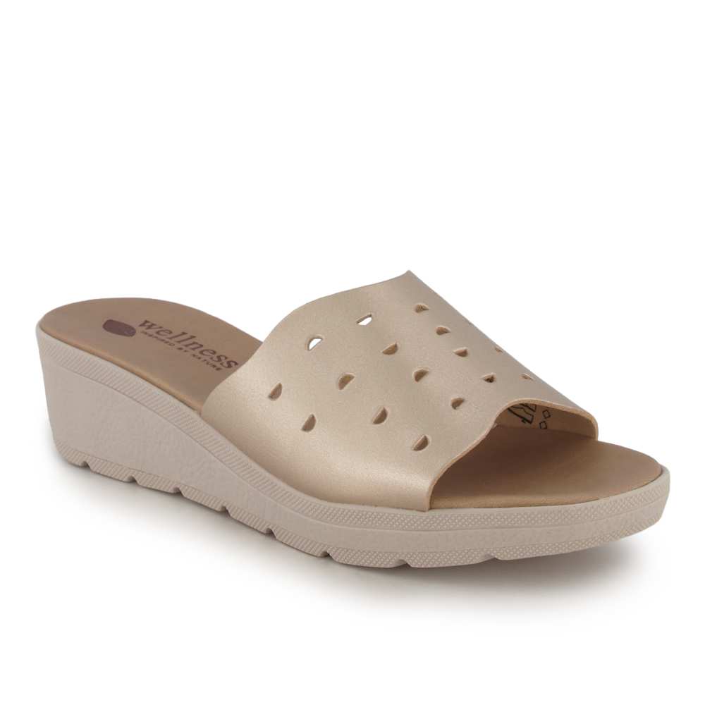 Wellness, Flache Pantolette von Wellness