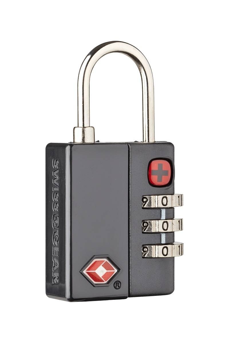 Travel Sentry Approved Combination Lock in Schwarz von Wenger