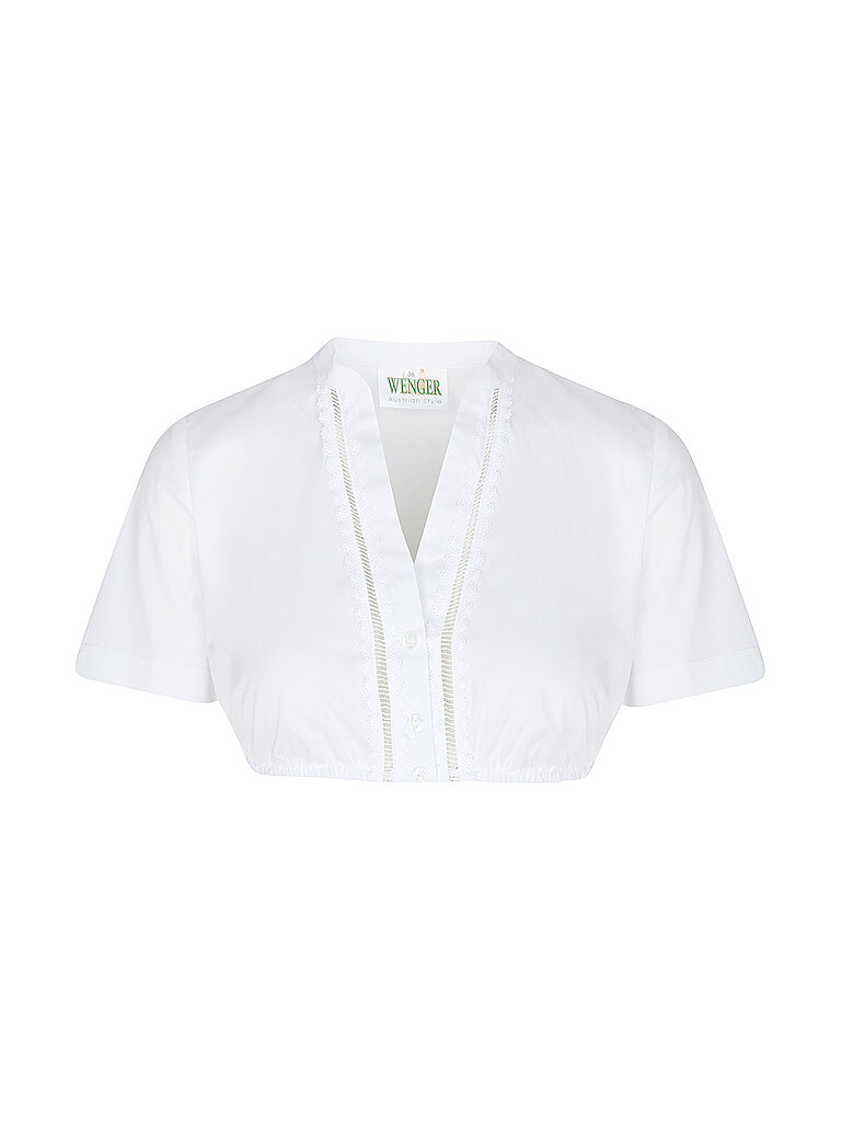 WENGER Dirndlbluse CHRISTA weiss | 46 von Wenger