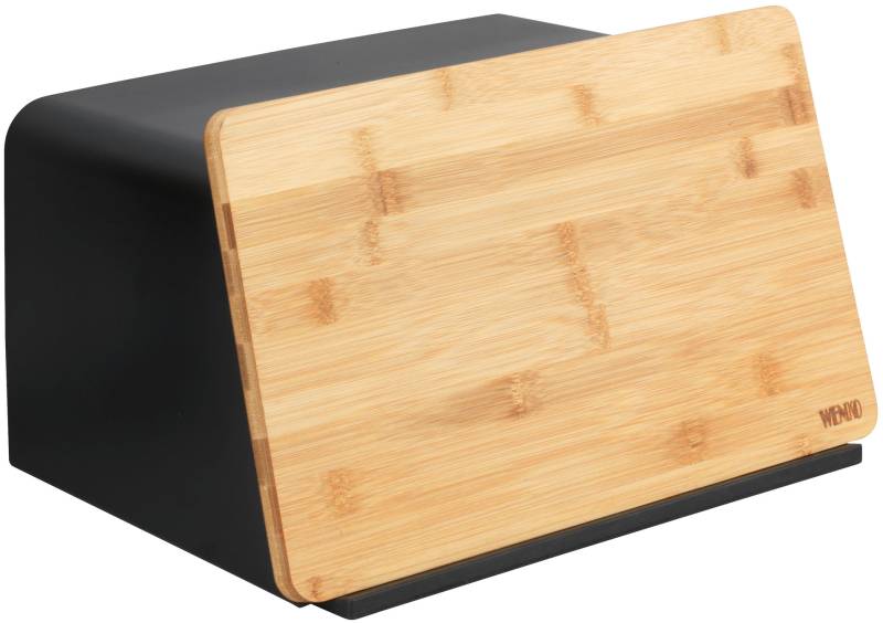 WENKO Brotkasten »Modell Kubo«, (1 tlg.), moderne Brotbox mit integriertem Schneidebrett als Deckel von Wenko