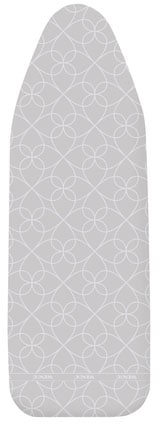 WENKO Bügelbrettbezug »Modell Alu XL«, Bügeltischbezug, Baumwolle mit Aluminiumbeschichtung, 140 x 48 cm von Wenko