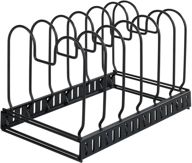 WENKO Geschirrständer »Deckel- und Pfannenhalter«, (kein Set), zur Aufbewahrung von Pfannen, Backformen & Topfdeckeln, verstellbar von Wenko