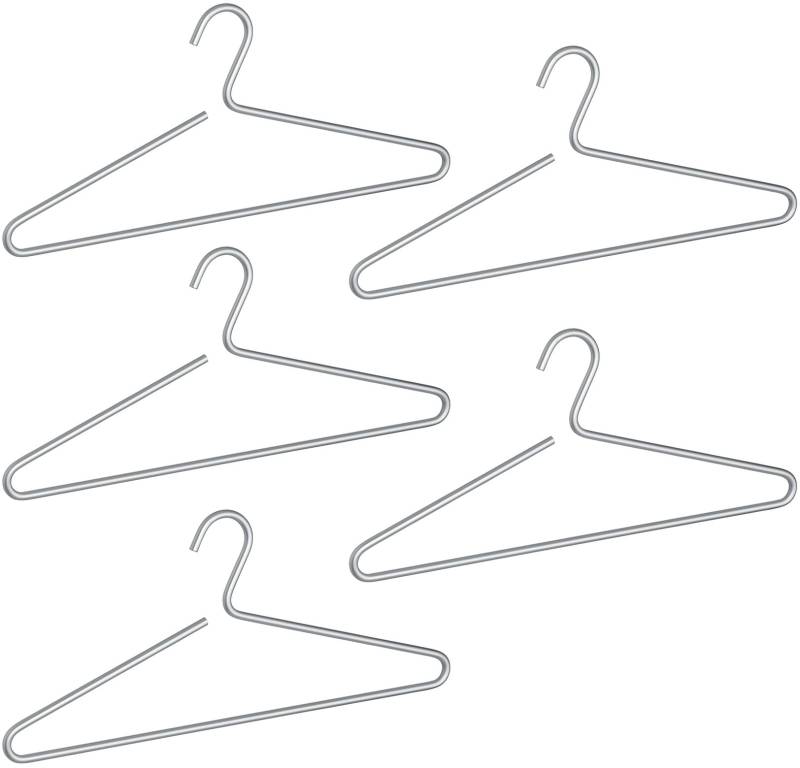 WENKO Kleiderbügel »Modell Lux«, (Set, 5 tlg.), Garderobenbügel aus Aluminium, minimalistisches Design von Wenko