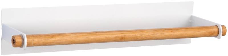 WENKO Küchenrollenhalter »Modell Magna«, magnetischer Wandrollenhalter für Küchenpapier, Befestigen ohne Bohren von Wenko