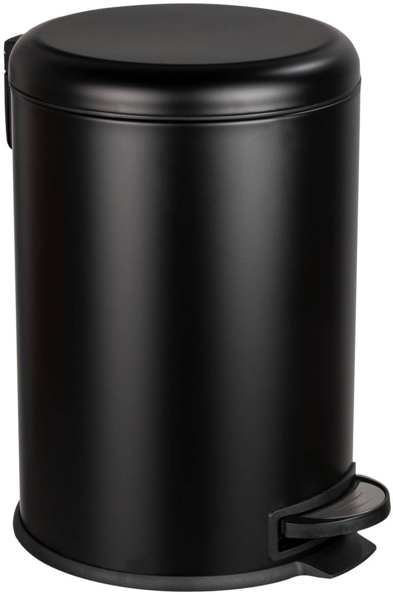 WENKO Mülleimer »Modell Leman Easy Close«, Abfalleimer mit Tretfunktion & Absenkautomatik, Industrial Style, 20 L von Wenko