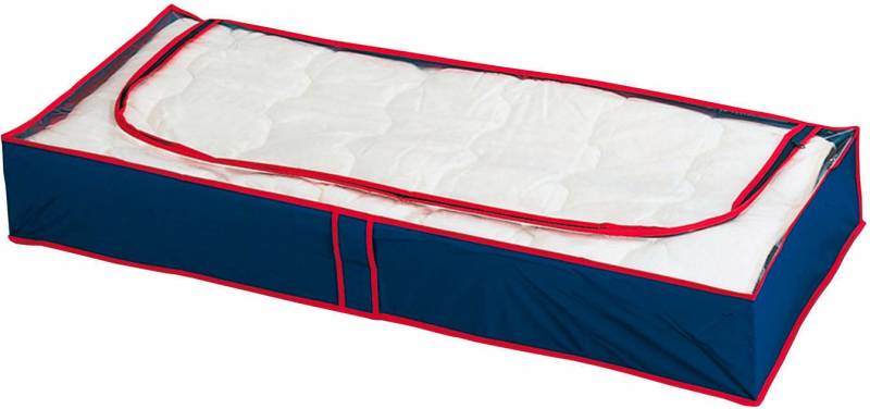 Maximex Unterbettkommode »Blau-Rot«, (Set, 8 St.), Aufbewahrungsbox für Kleidung, platzsparend, Schutz vor Staub & Motten von Maximex
