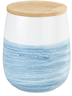 WENKO Vorratsdose »Modell Mala«, (1 tlg.), Aufbewahrungsdose für Vorräte mit Aquarell-Dekor, luftdichter Deckel von Wenko