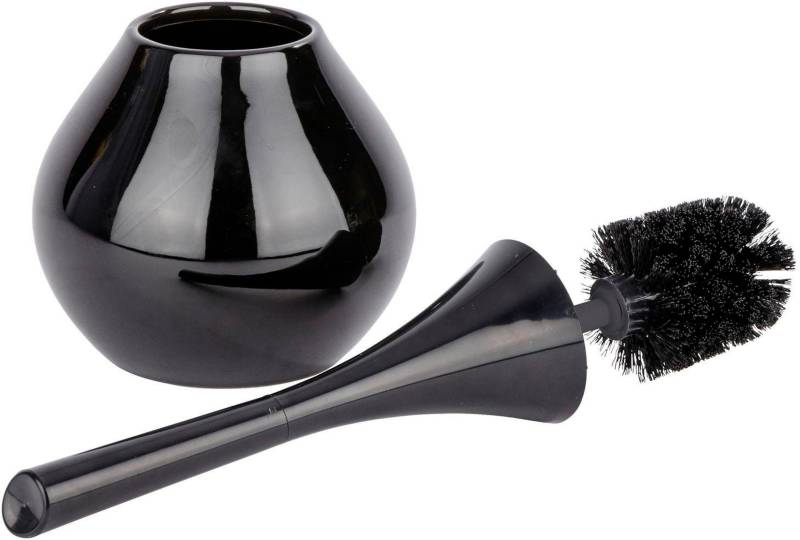 WENKO WC-Garnitur »Flakon«, aus Keramik-Kunststoff, Bürstenkopf-Durchmesser 6,5 cm von Wenko