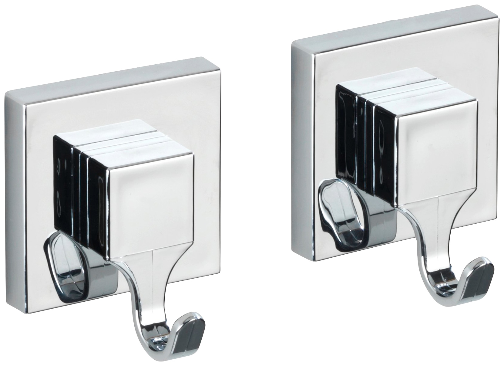WENKO Wandhaken »Quadro«, 2er Set, Befestigen ohne bohren WENKO Wandhaken »Quadro«, 2er Set, Befestigen ohne bohren von Wenko