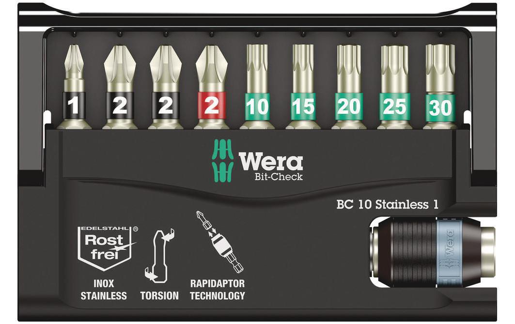 Wera Bit-Set »Bit-Check 10 Stainless« Wera Bit-Set »Bit-Check 10 Stainless« von Wera